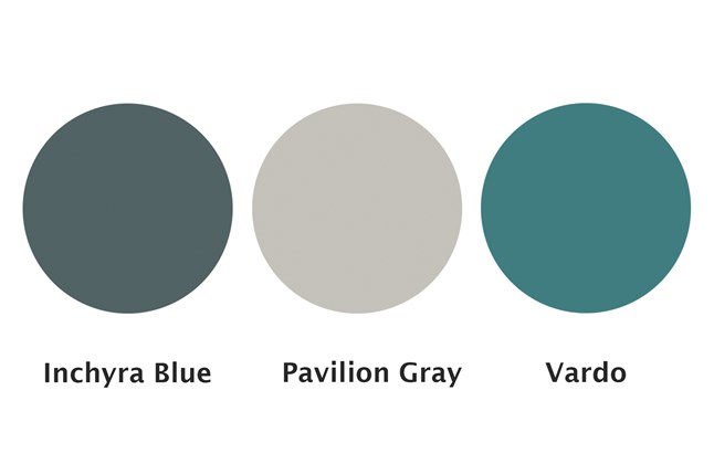Farrow & Ball VardoMixes well with gray paints