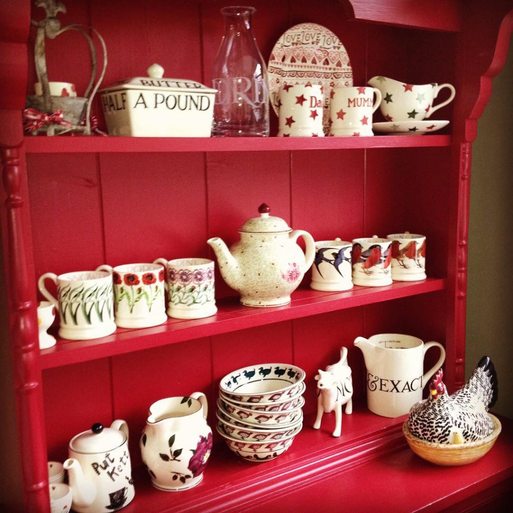 Farrow & Ball's Rectory Red Painted Furniture