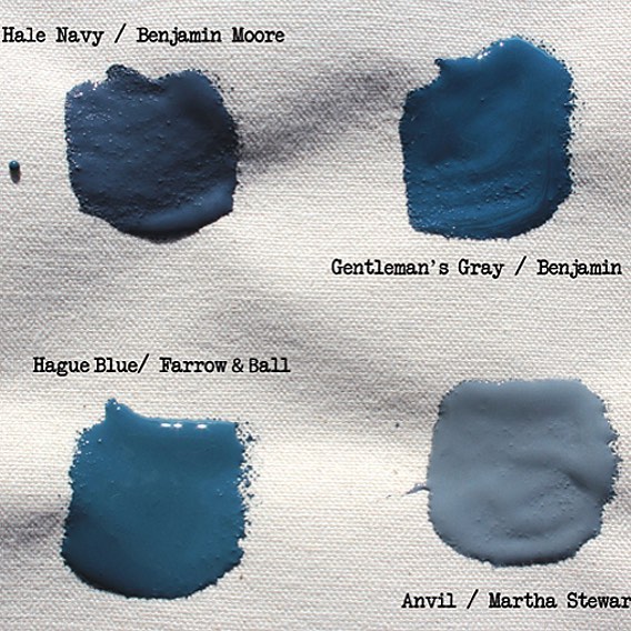Opaque Blue Paint Colors