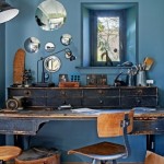 Blue Vintage Recycled Office