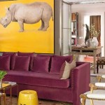 Eclectic Mauve and Yellow