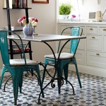 Teal French Bistro Seats