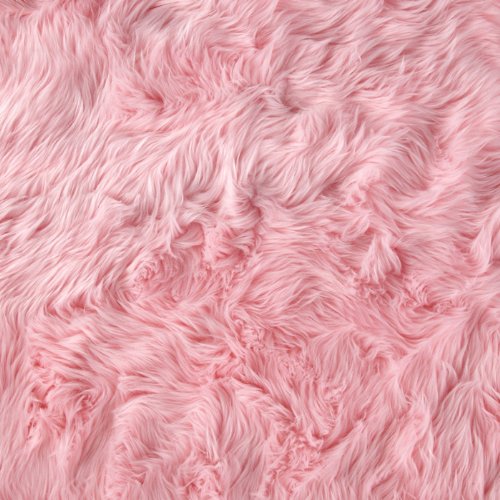 light pink faux fur fabric