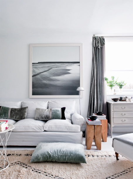 ocean grey living room