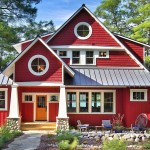 A Cottage Painted Red