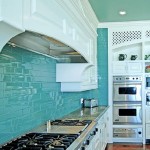 A Turquoise Kitchen in Malibu