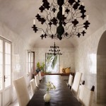 White Tiles in the Dining Room