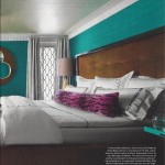 Luscious Turquoise and Pink Bedroom