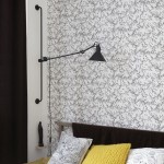 Lace Wallpaper and Yellow Chunky Knit