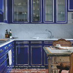 Blue Lacquered Kitchen