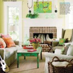 New Cottage Style - Green Living Room
