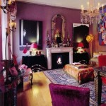 Boho Purple Living Room