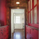 Butler's Pantry in Red