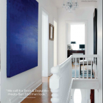 A Blue Painted Canvas