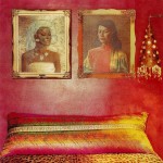Seeing Red Boho Bed
