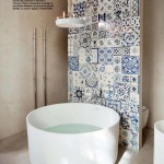 Modern Tub and Antique Tiles