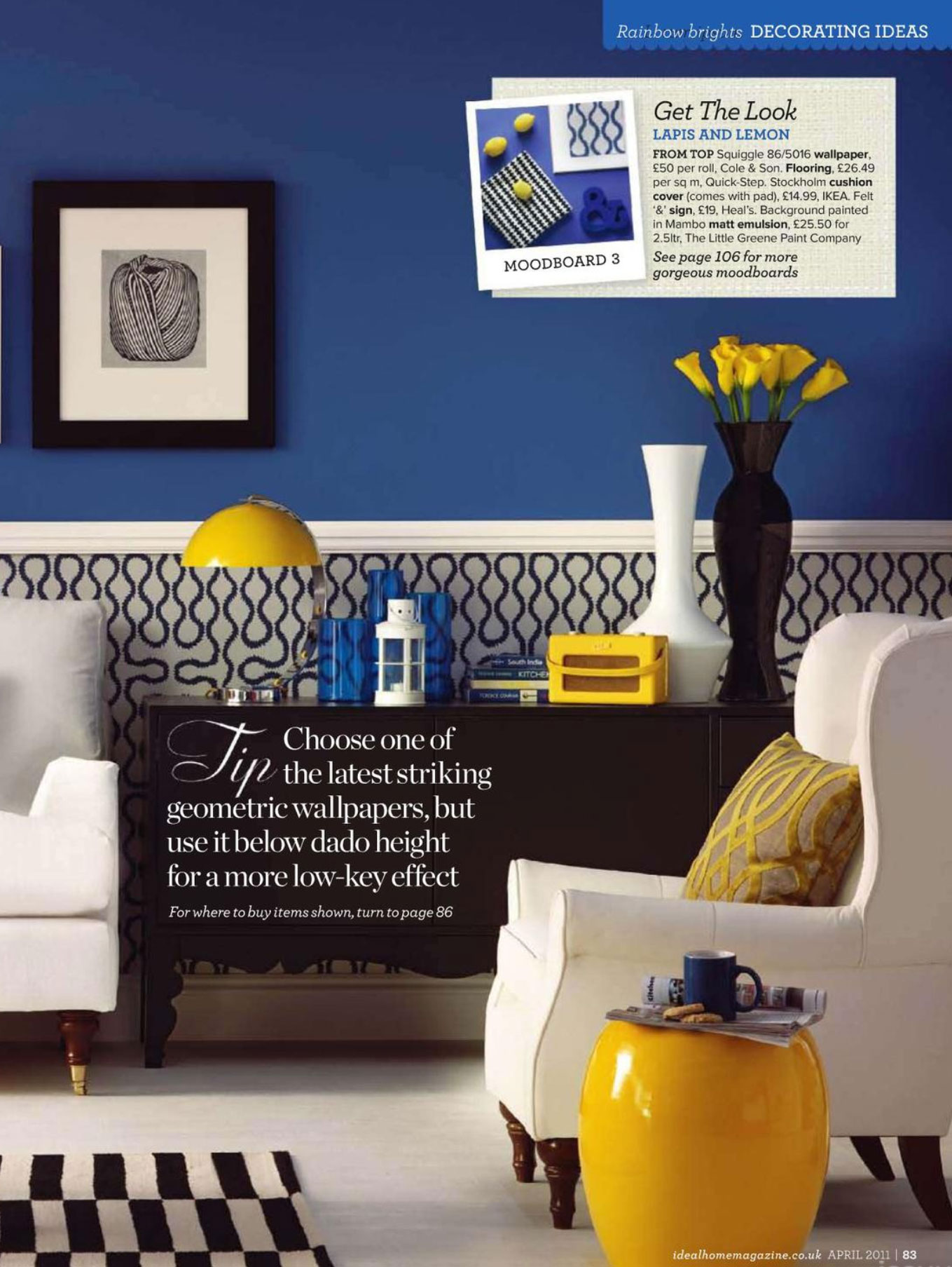 A Lemon Twist Interiors By Color