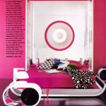 Contemporary Hot Pink Bedroom
