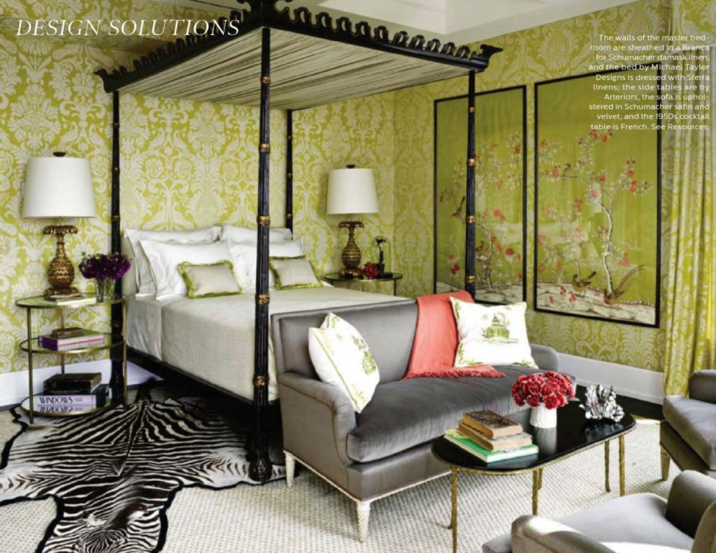 green-damask-wals-living-room