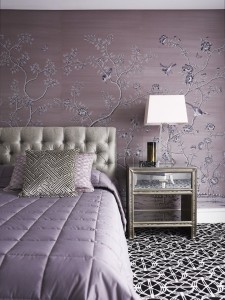 Benjamin Moore Violet Pearl Purple Paint Color Scheme - Interiors By Color