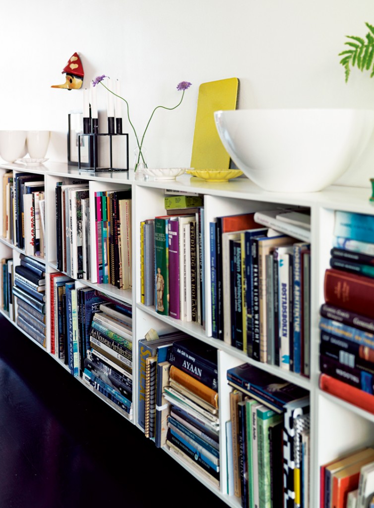 low bookshelves