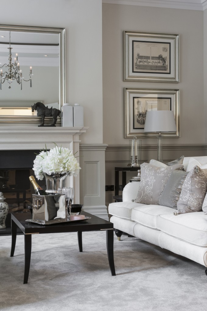 neutral grays living room Interiors By Color