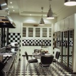 A Checkered Kitchen in Paris