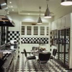 A Checkered Kitchen in Paris
