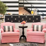 Pastel Pink and Back and White Patterns