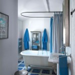 Bathroom In Blue Vintage