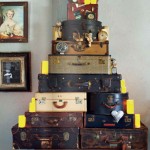 Christmas Tree Out of Vintage Suitcases