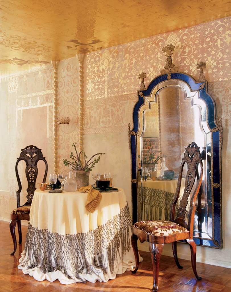 Gold Stenciling