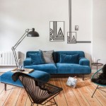 Blue Velvet Sofa