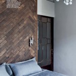 Chevron Flooring for the Walls