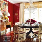 Reflective Red Dining