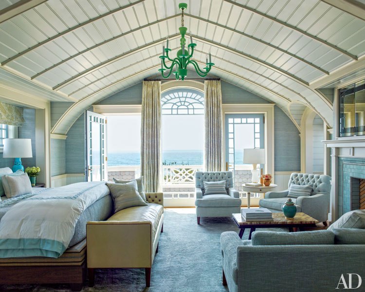 Long Island Beach House master bedroom