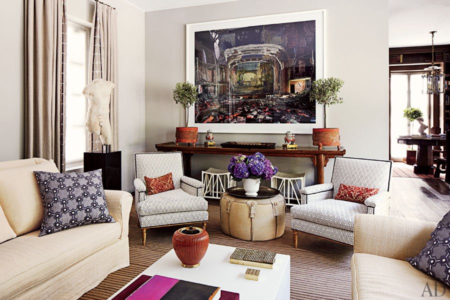 Monte Carlo Home by Timothy Whealon in AD living room