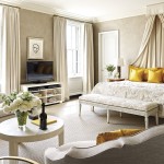 Master Bedroom in Neutrals and Yellow