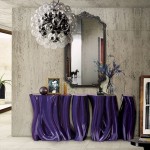 Undulating Purple Monochrome Console