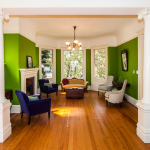 Basil Green with Heavy White Accents