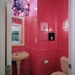 Bathroom in Deep Pink