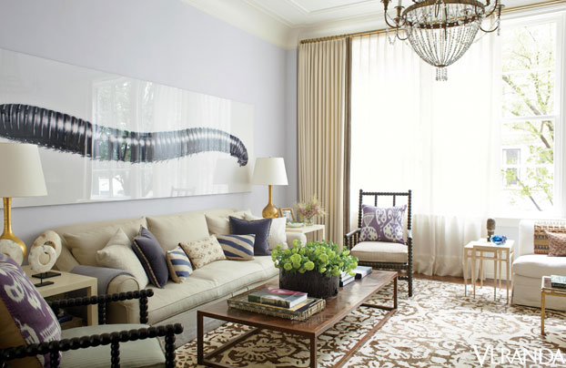 Chic Manhattan Townhouse by Timothy Whealon - Interiors By Color