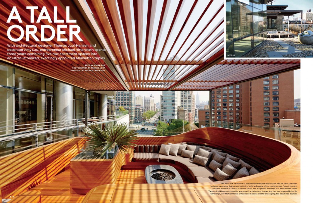 A Tall Order for Architectural Digest November 2013