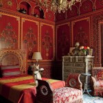 Bill Willis Red Bedroom Morocco