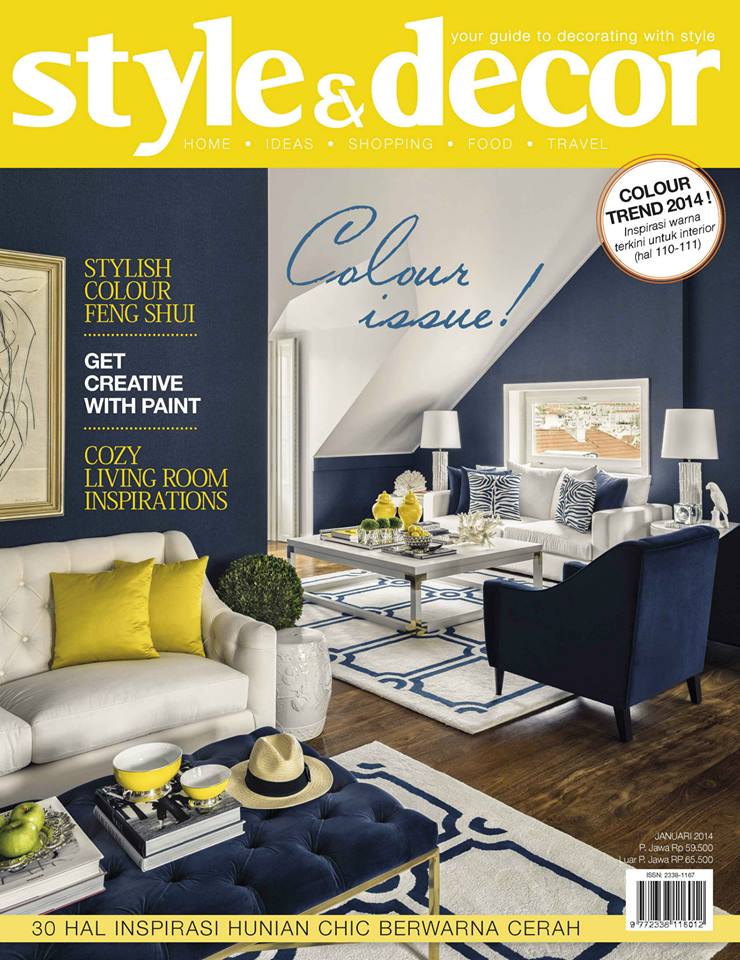 Colour of Lisbon for Style & Decor Indonesia January 2014 cover