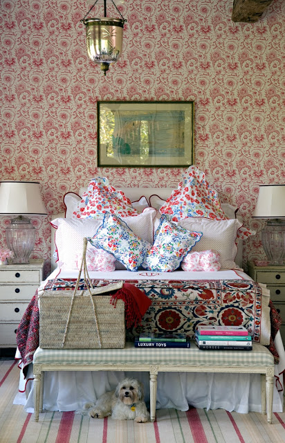 Jane_Scott_Hodges red traditional bedroom 1