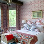 Provence Style Bedroom in Red