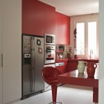 Modern Red Kitchen