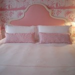 Tropical Bedroom in Pastel Pink