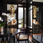 Dining in Black and Gold